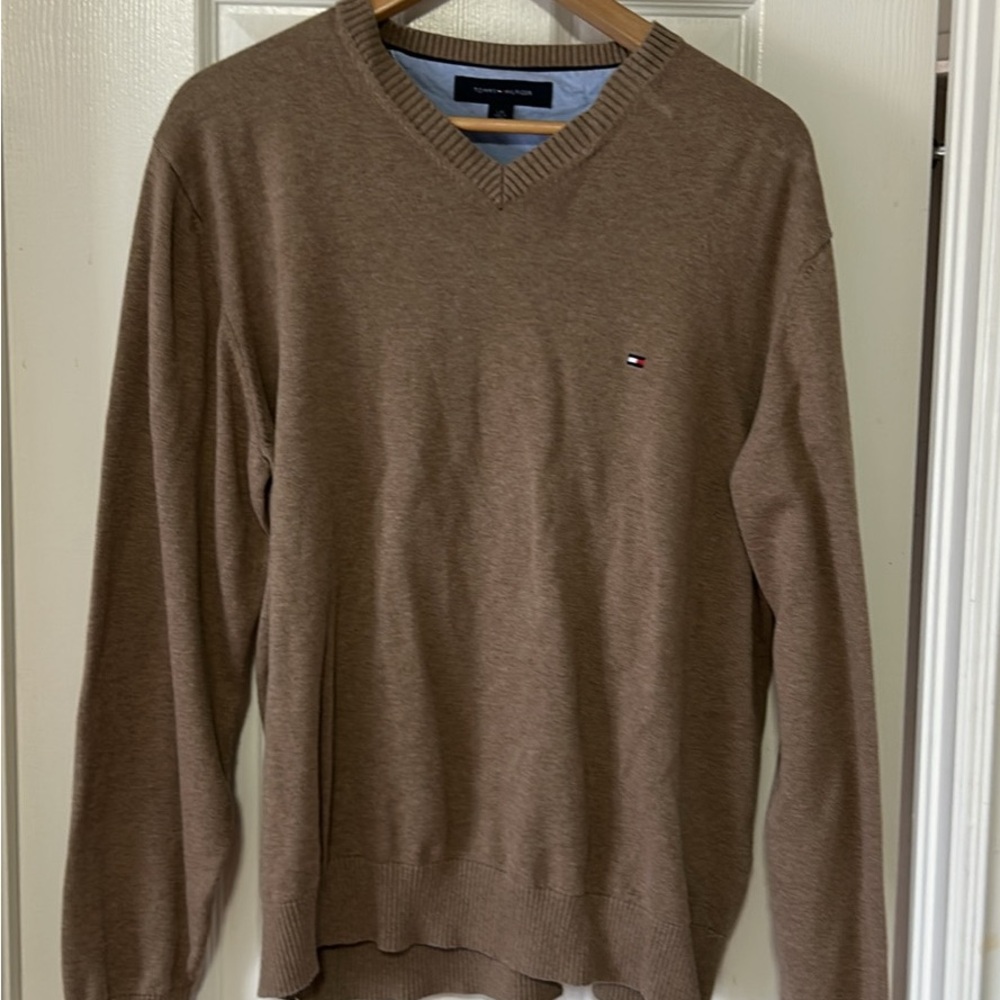Tommy Hilfiger Men's Brown Sweater - Picture 2 of 3